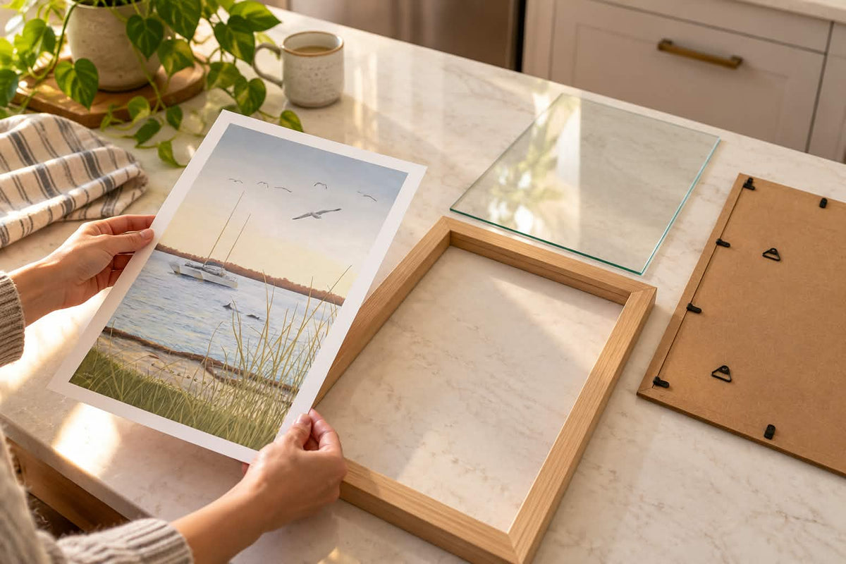 How to frame your Jo Burt Art print