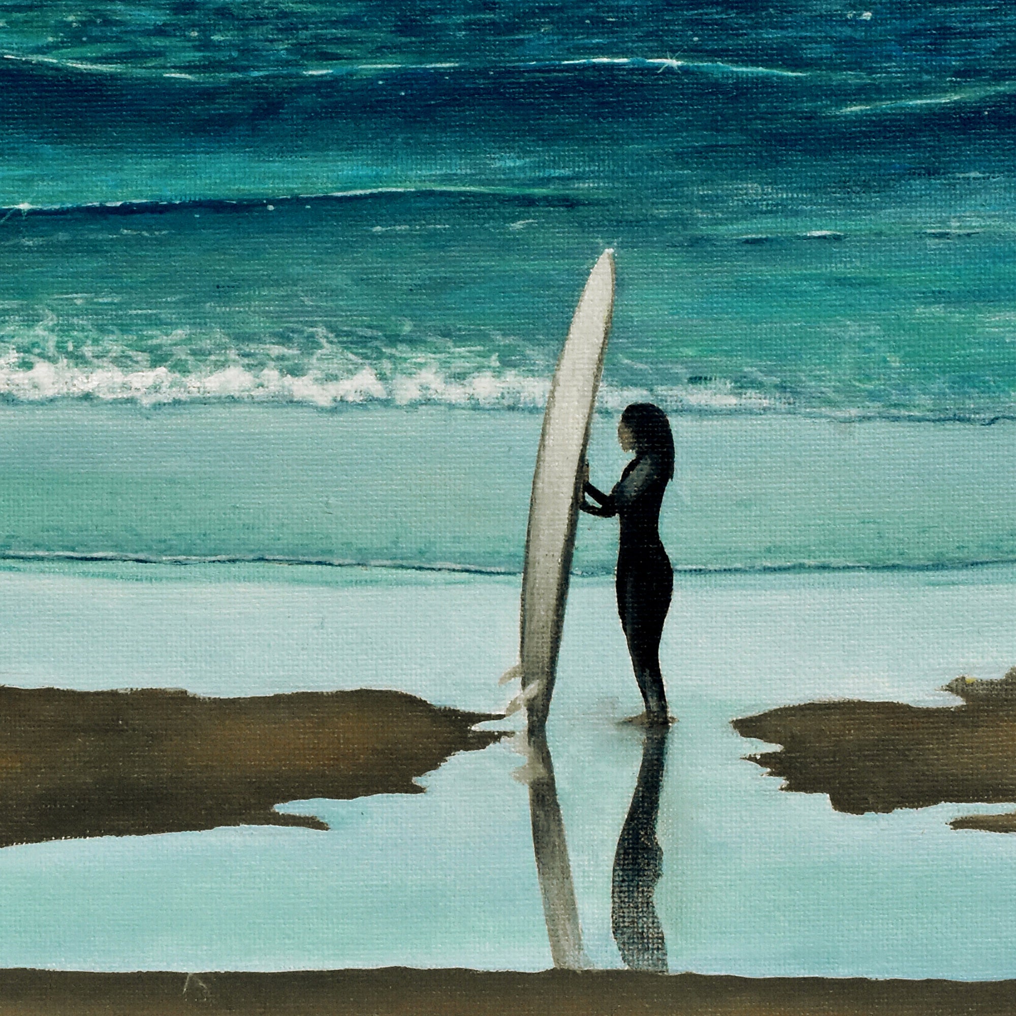 Sunshine Beach Reflections - Fine Art Print